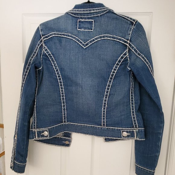 True Religion Womens Jean Jacket - M - Picture 3 of 6